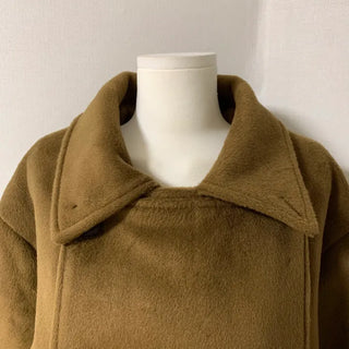 Mer Button Fur Hoodie Knit Year-end Look Date