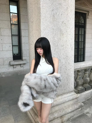 Rabbit Wool Winter Shorts Hot Pants High-waisted Year-end