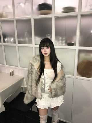 Rabbit Wool Winter Shorts Hot Pants High-waisted Year-end