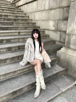 Rabbit Wool Winter Shorts Hot Pants High-waisted Year-end