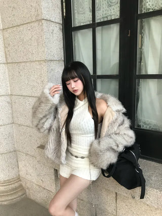Rabbit Wool Winter Shorts Hot Pants High-waisted Year-end