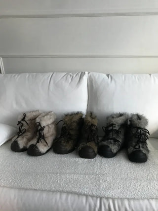 Highkey Two-Tone Fur Hooded Camo Padded Jacket Camouflage