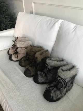 Highkey Two-Tone Fur Hooded Camo Padded Jacket Camouflage