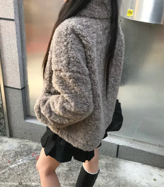 Louis Angora Knit Folding Shorts Shirred Pants Hot