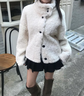 Louis Angora Knit Folding Shorts Shirred Pants Hot