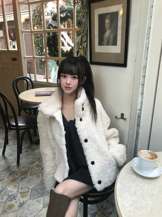 Louis Angora Knit Folding Shorts Shirred Pants Hot