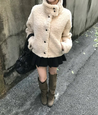 Louis Angora Knit Folding Shorts Shirred Pants Hot