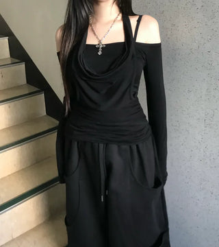 Fur Hoodie Knit Zip-up Oversized Avant-garde Fit Loose