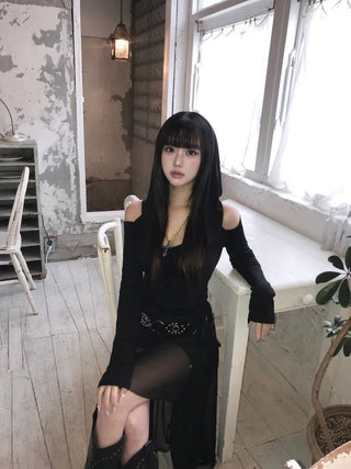 Skull Eyelet Studded Stretch Belt Shorts Hot Pants
