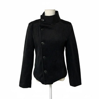 Ellie High-neck Half Slim Short Coat Classic Crop