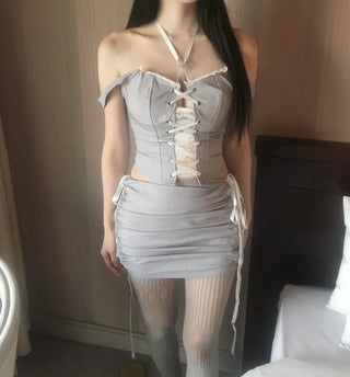 Diamond Asymmetrical Mesh Stockings Tattoo See-through Statement Item