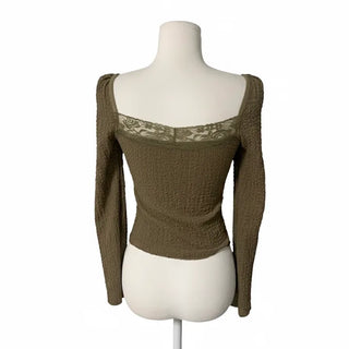 Princess Ribbon Puff Long Sleeve Blouse Tee T-shirt