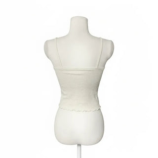 Le Cie Lace Ribbon Sleeveless Wavy Layered Inner