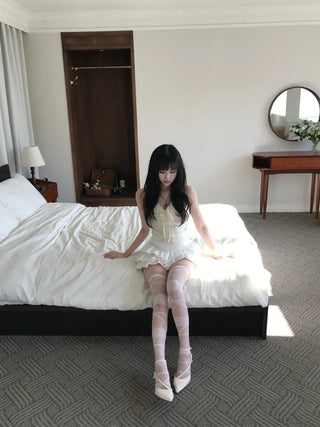 Bondage X See-through Stockings Knee Socks Daily Half