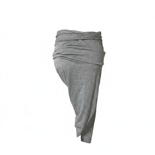 Haas Asymmetrical Stram Wrap Skirt Long Midi Elastic