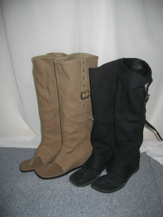Buckle flip-flops hidden heel boots summer belt eyelet