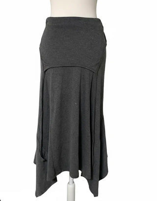 Layered Folding Long Skirt Maxi Petite Girl Spring