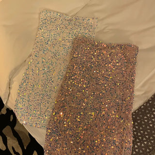 Sequin Party Tube Top Tank Dress