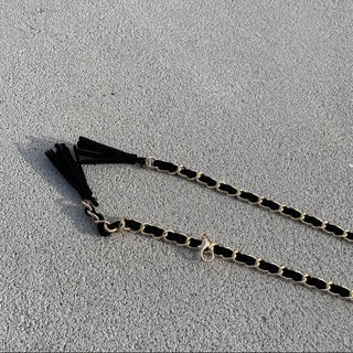 Gold-plated Chain Tassel Belt
