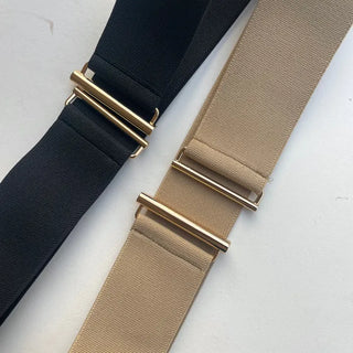 Gold-plated padded belt elastic banding hook