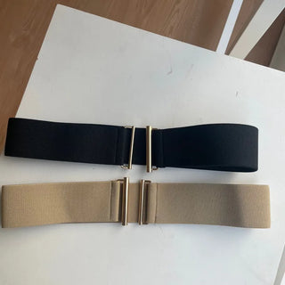 Gold-plated padded belt elastic banding hook
