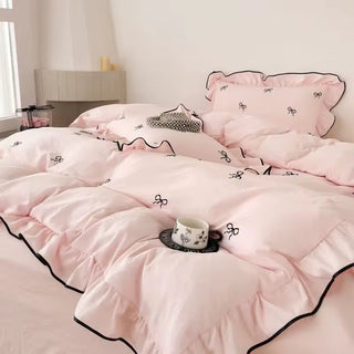 Coquette French Bow Bedding Set