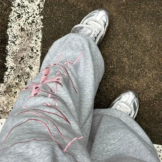 Loose-fit Graphic Wide Daily Long Pants