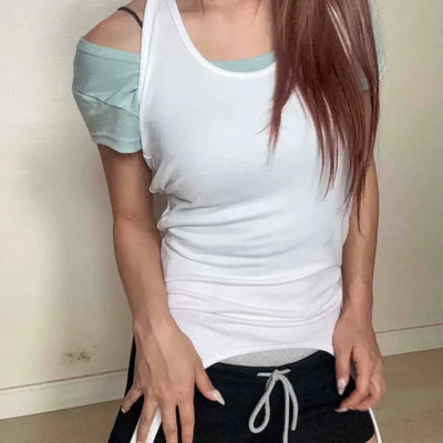 Slim Fit Plain String Halter Neck Sleeveless