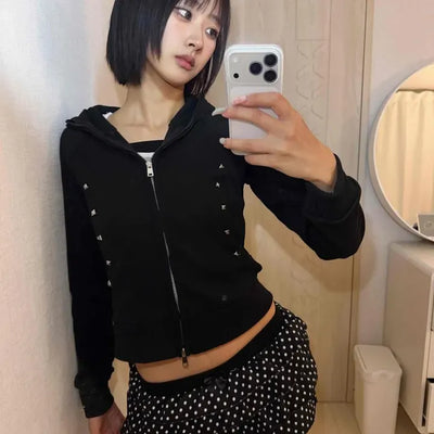 Loose Fit Polka Dot Frill Daily Shorts