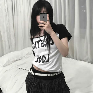 Shirred Stripe Tiered Daily Mini Skirt