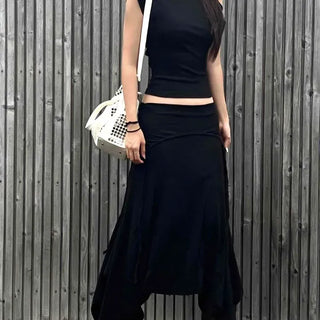 Slim Fit Plain Cutout Fitted Short Sleeve T-shirt
