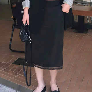 A-line Casual Midi Skirt