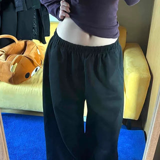 Contrast Elastic Waist Way Balloon Training Pants