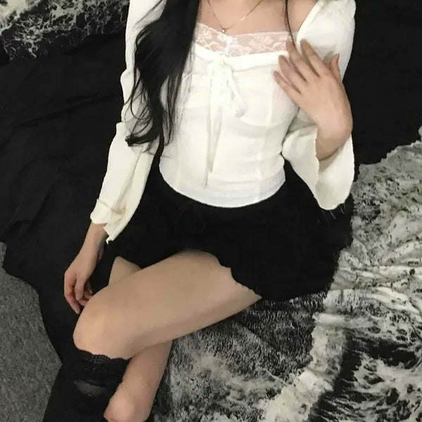 Street Ate Lace Puff T-shirt