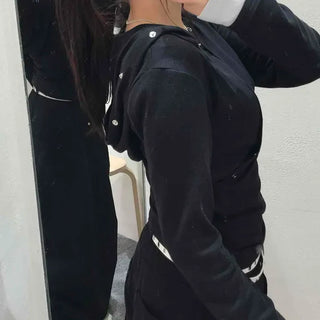 Fitted Snap Buddy Hoodie