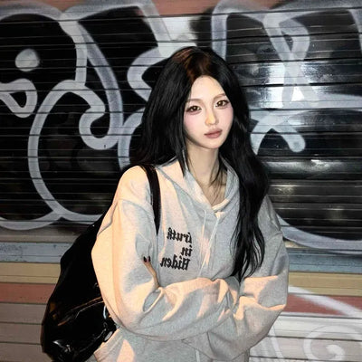 Layered Sleeveless Seersucker Mesh Hooded Vest