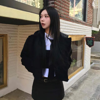 Simple Slim Fit Cotton Mini Skirt