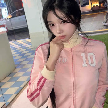 Big Number Tokyo Colorblock Line Track Top
