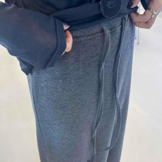 Daily Cozy Fit Elastic Waist A-Line Maxi Skirt