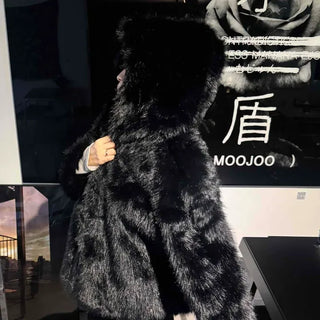 Luxury Fur Volume Crop Fur Jacket
