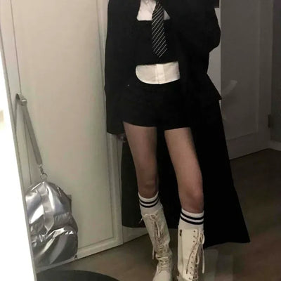Vintage Loose Fit Collared Maxi Long Coat