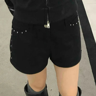New Basic Studded Shorts