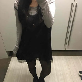 Daily Slip Lace Mini Dress