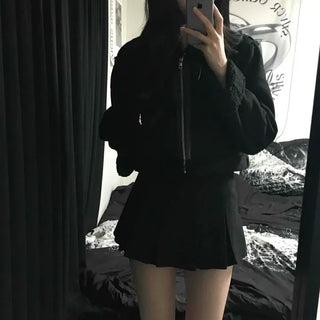 Oversized Hooded Short Padded Jacket