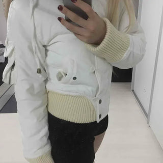 Suede Banded Quilted Fur Shearling Jacket