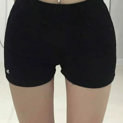 Simple Daily Knit Mini Shorts