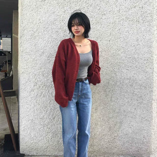 Soft Wash Straight Fit Long Denim Pants