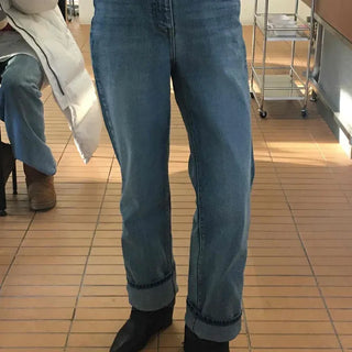 Soft Wash Straight Fit Long Denim Pants