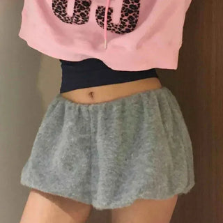 Balloon Elastic Waist Mini Shorts