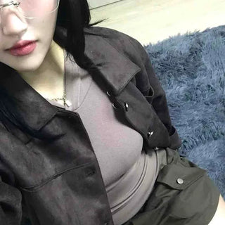 Vintage Retro Suede Short Jacket